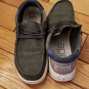 Hey Dude Paul Dark Grey Mens US Size 9